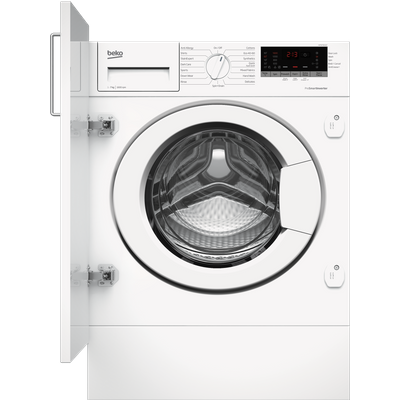 Beko RecycledTub® WTIK76151F Integrated 7kg Washing Machine with 1600 rpm - White - C Rated, White Beko RecycledTub® WTIK76151F Integrated 7kg Washing Machine with 1600 rpm - White - C Rated, White