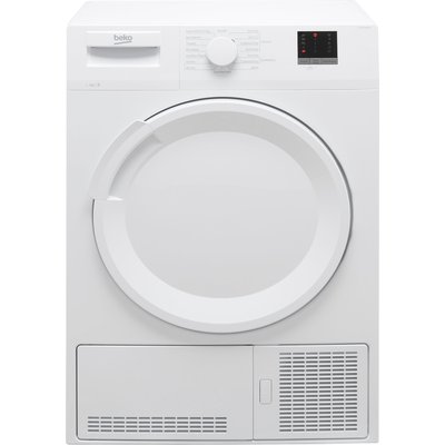 Beko DTLCE70051W 7Kg Condenser Tumble Dryer - White - B Rated, White