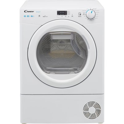 Candy Smart CSEH8A2LE 8Kg Heat Pump Tumble Dryer - White - A++ Rated, White