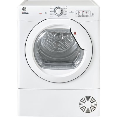 Hoover H-DRY 300 HLEC8LG-80 8Kg Condenser Tumble Dryer - White - B Rated, White