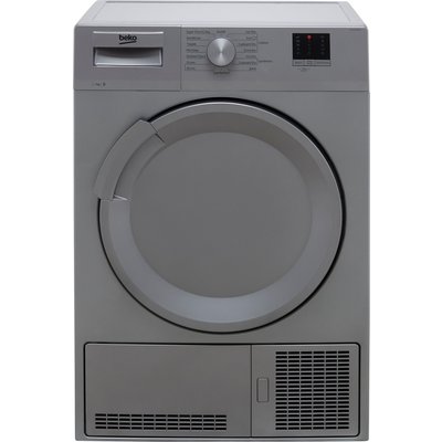 Beko DTLCE70051S 7Kg Condenser Tumble Dryer - Silver - B Rated, Silver