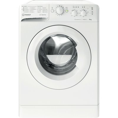 Indesit My Time MTWC 91495 W UK N 9kg Washing Machine with 1400 rpm - White - B Rated, White Indesit My Time MTWC 91495 W UK N 9kg Washing Machine with 1400 rpm - White - B Rated, White