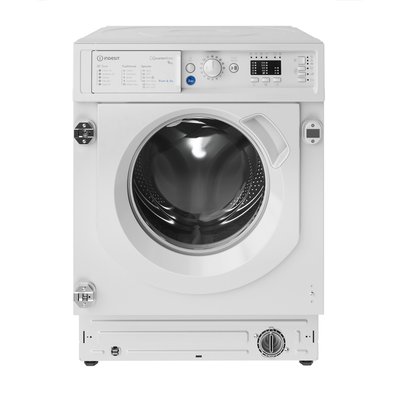 Indesit BIWMIL91485UK Integrated 9kg Washing Machine with 1400 rpm - White - B Rated, White Indesit BIWMIL91485UK Integrated 9kg Washing Machine with 1400 rpm - White - B Rated, White