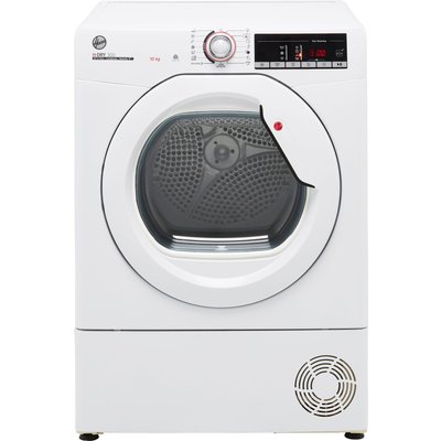 Hoover HLEC10TG Wifi Connected 10Kg Condenser Tumble Dryer - White - B Rated, White