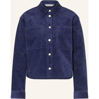 Msch Copenhagen Cord-Overshirt Mscharcelle Geggo blau