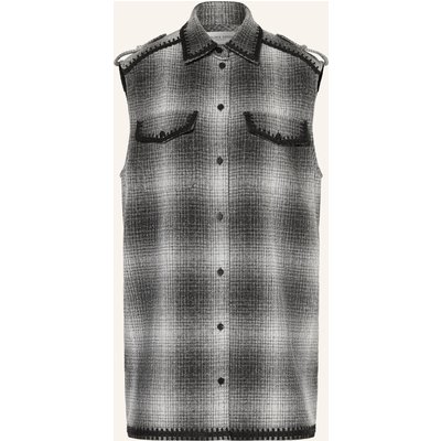 Golden Goose Hemdblusenkleid Journey grau