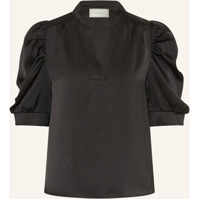 Neo Noir Blusenshirt Roella Aus Satin schwarz