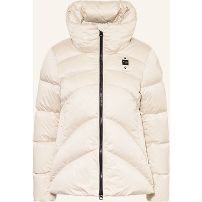Blauer Daunenjacke Maryland weiss