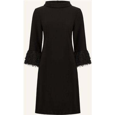 Joseph Ribkoff Kleid Mit 3/4-Arm Und Fransen schwarz