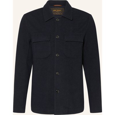 Mos Mosh Gallery Overshirt Mmgaustin blau