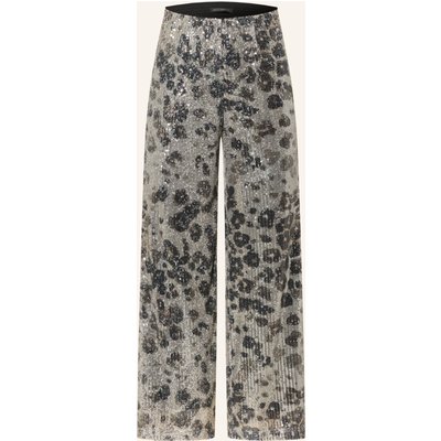 Betty Barclay Marlenehose Mit Pailletten grau