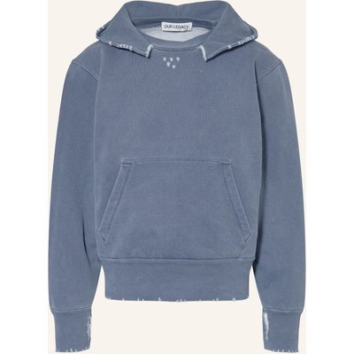 Our Legacy Hoodie Relic blau