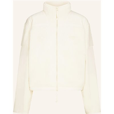 Skims Lounge-Fleecejacke Teddy weiss