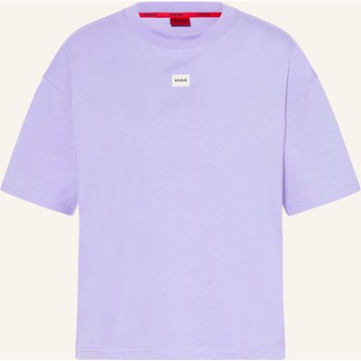 Hugo Lounge-Shirt Signature lila