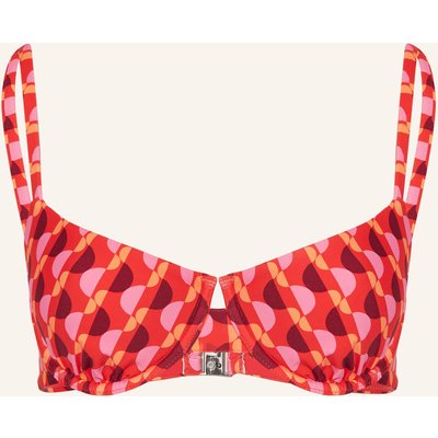 Seafolly Bügel-Bikini-Top Sorrento Flame rot