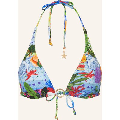 Seafolly Triangel-Bikini-Top La Boca blau