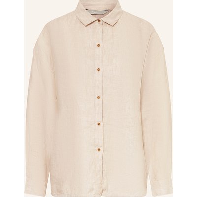 Barbour Hemdbluse Hampton Aus Leinen beige