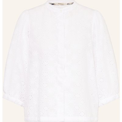 Barbour Bluse Layla Aus Lochspitze Mit 3/4-Arm weiss