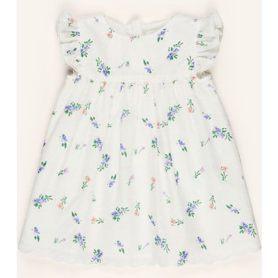 S.Oliver Red Kleid Mit Volants weiss