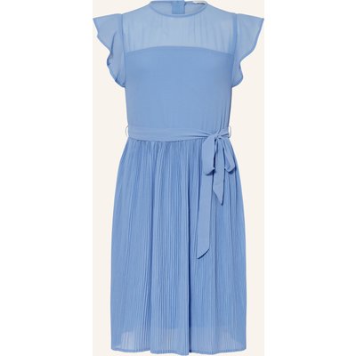 S.Oliver Red Kleid Mit Plissees blau