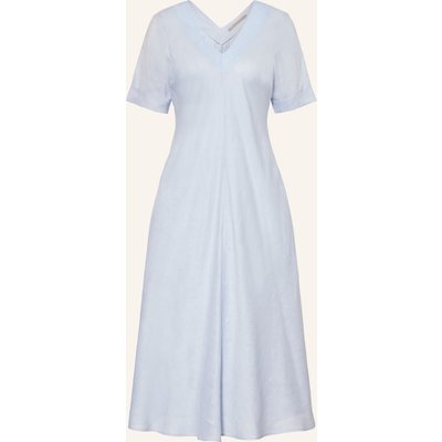 (The Mercer) N.Y. Leinenkleid blau