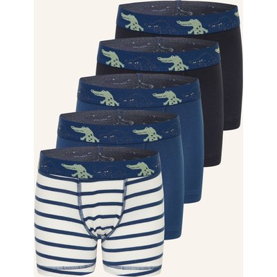 Sanetta 5er-Pack Boxershorts blau