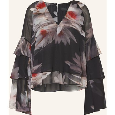Ted Baker Blusenshirt Jarlah Mit Volants schwarz