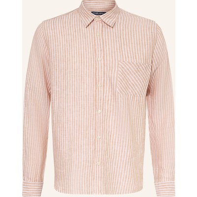 Frescobol Carioca Leinenhemd Telles Relaxed Fit beige