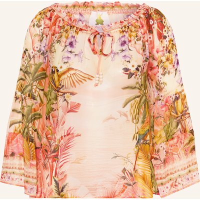 Princess Goes Hollywood Off-Shoulder-Bluse Aus Seide rot