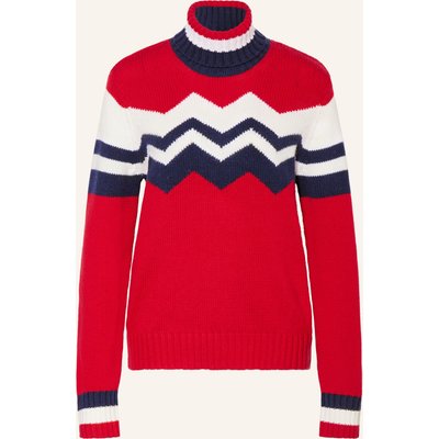 Lilienfels Rollkragenpullover Aus Merinowolle rot