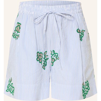 Essentiel Antwerp Shorts Juste Mit Pailletten blau