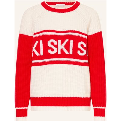 Mrs & Hugs Pullover rot