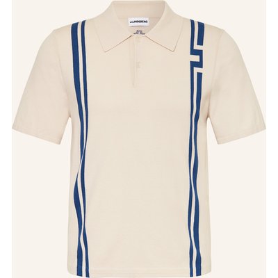 J.Lindeberg Strick-Poloshirt beige