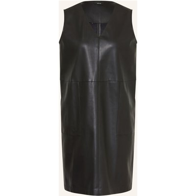 Opus Kleid Wancy In Lederoptik schwarz