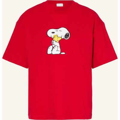 Mey Schlafshirt Serie Mey × Peanuts rot