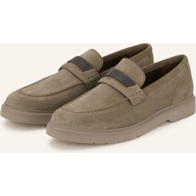 Brunello Cucinelli Penny-Loafer grau