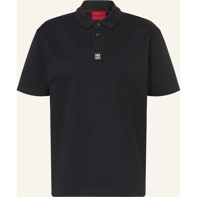 Hugo Jersey-Poloshirt Deabono schwarz