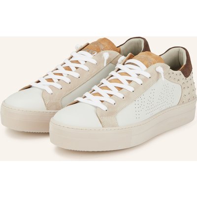 p448 Sneaker Thea Mit Nieten beige