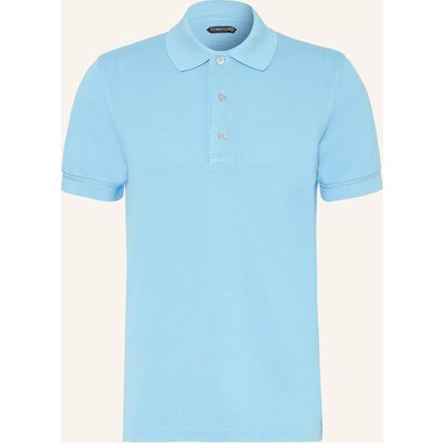 Tom Ford Piqué-Poloshirt blau