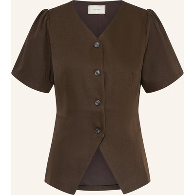 Neo Noir Bluse Jules braun