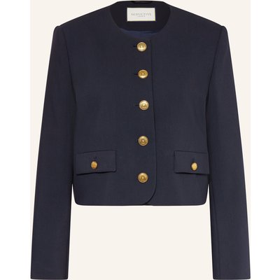 Seductive Kastenjacke Catherine blau