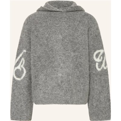 Wrstbhvr Strick-Hoodie Mixam grau