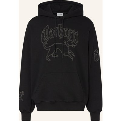 Carhartt Wip Hoodie Hackwork schwarz