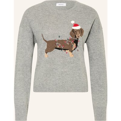 Darling Harbour Pullover Mit Schmucksteinen grau