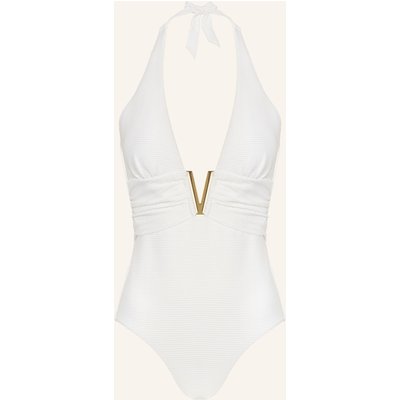 Heidi Klein Neckholder-Badeanzug Delos weiss