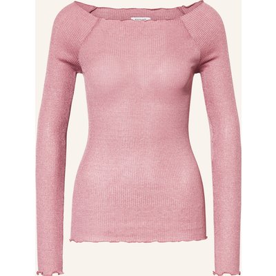 Rosemunde Longsleeve Bliss Mit Seide Und Glitzergarn rosa