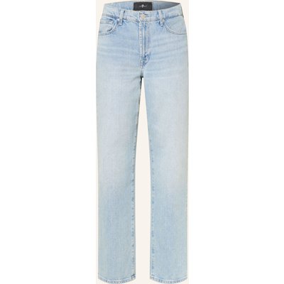 7 For All Mankind Straight Jeans Stovepipe blau
