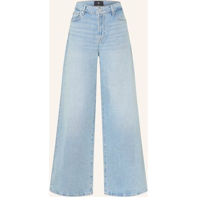 7 For All Mankind Wide Leg Jeans Marie blau