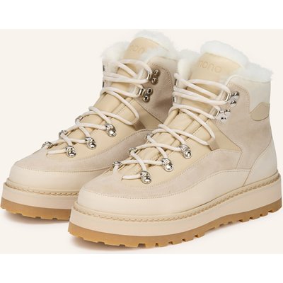 Mono Schnürboots Tag Cap weiss