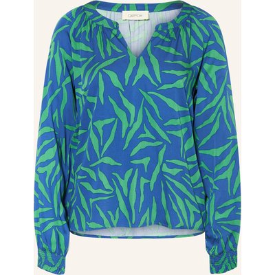 Cartoon Blusenshirt blau